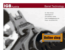 Tablet Screenshot of igbaustria.com